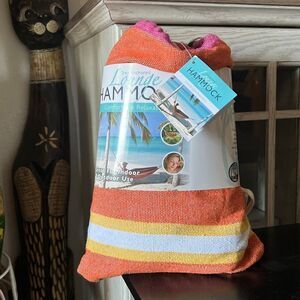 Lounge Hammock NWT Orange Pink and Cream